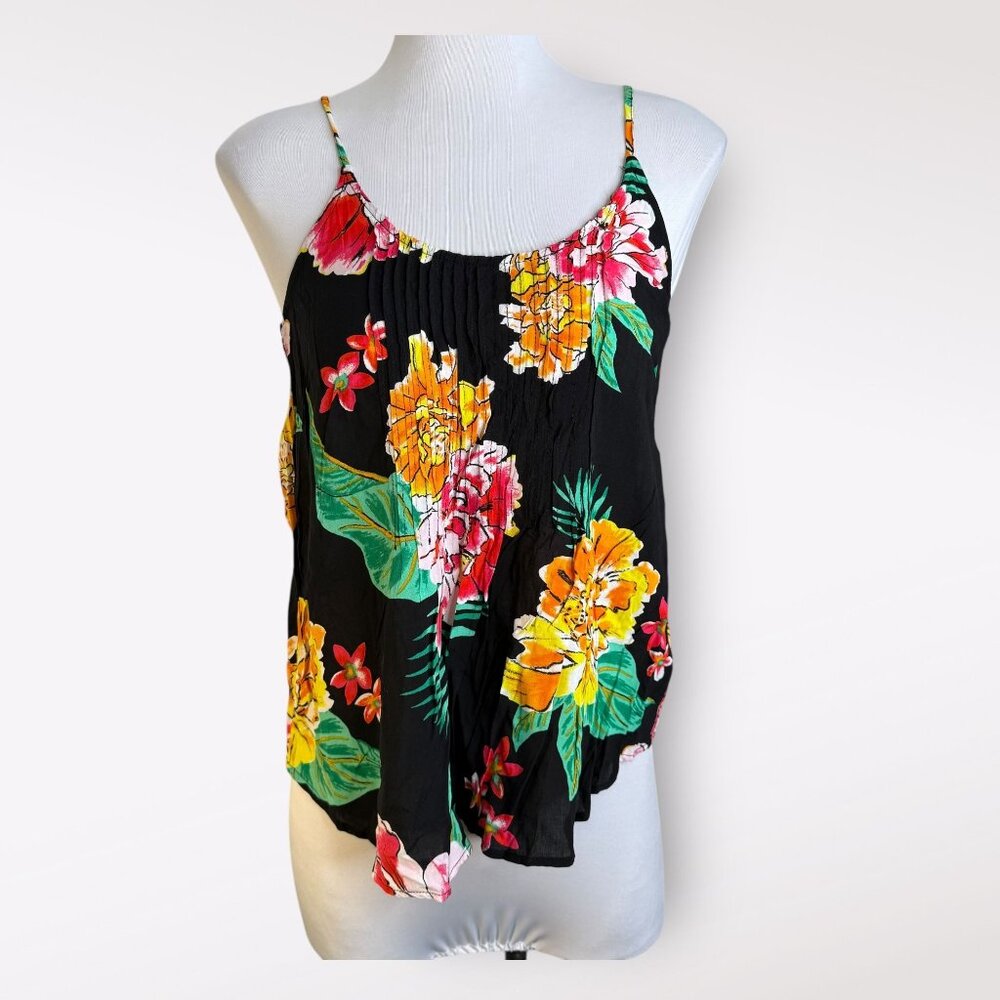 Old Navy Floral Print Sleeveless Top S